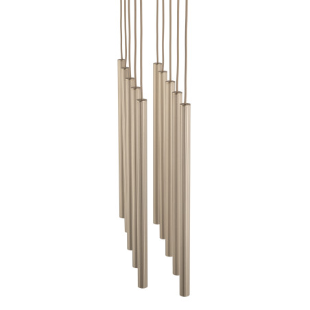 Ferro Sabia Champagne Lampa Wisząca 10Xg9 Listwa Tk Lighting