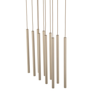 Ferro Sabia Champagne Lampa Wisząca 10Xg9 Listwa Tk Lighting