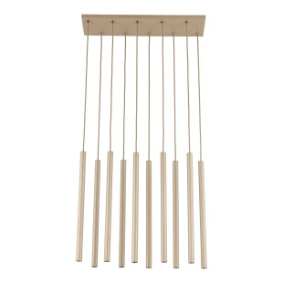 Ferro Sabia Champagne Lampa Wisząca 10Xg9 Listwa Tk Lighting