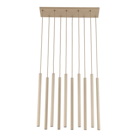 Ferro Sabia Champagne Lampa Wisząca 10Xg9 Listwa Tk Lighting