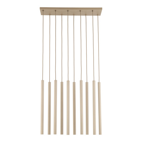 Ferro Sabia Champagne Lampa Wisząca 10Xg9 Listwa Tk Lighting
