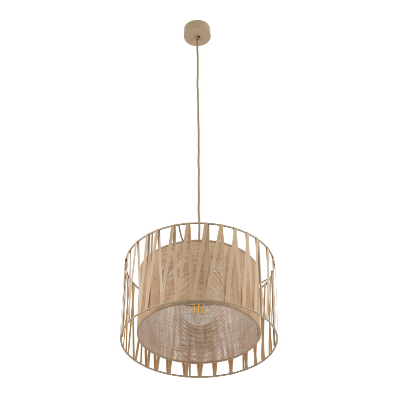 Harmony Sabia Juta Lampa Wisząca 1Xe27 Tk Lighting