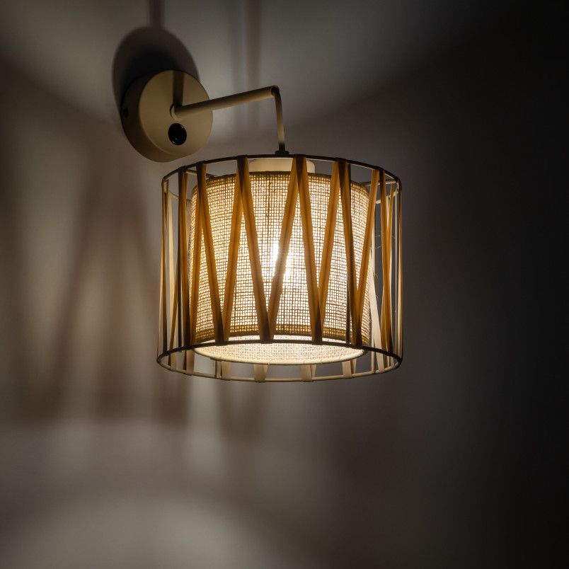 Harmony Sabia Juta Kinkiet 1Xe27 Tk Lighting