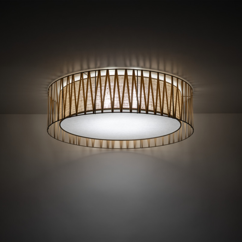 Harmony Sabia Juta Lampa Sufitowa 6Xe27 Tk Lighting