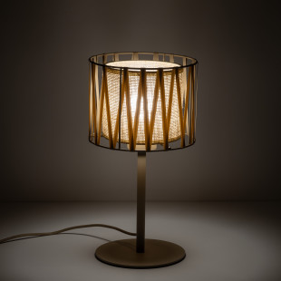 Harmony Sabia Juta Lampka Nocna 1Xe27 Tk Lighting