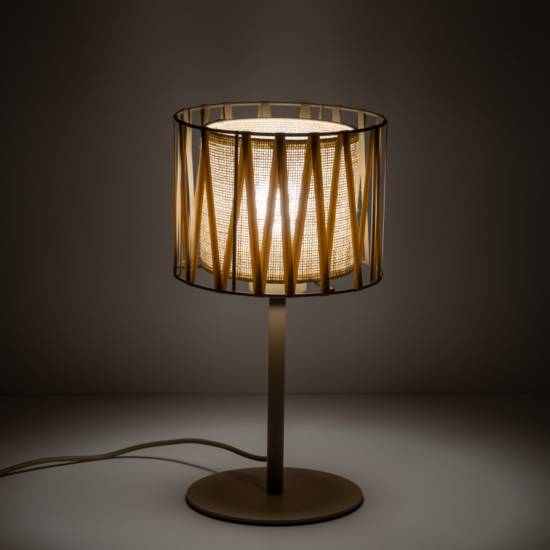 Harmony Sabia Juta Lampka Nocna 1Xe27 Tk Lighting