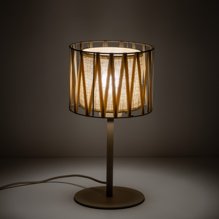 Harmony Sabia Juta Lampka Nocna 1Xe27 Tk Lighting