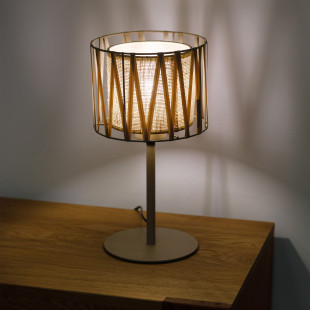 Harmony Sabia Juta Lampka Nocna 1Xe27 Tk Lighting