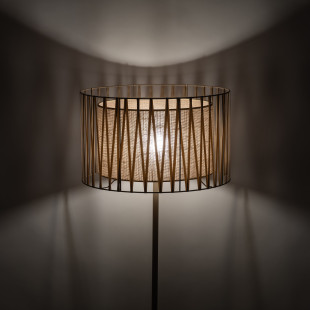 Harmony Sabia Juta Lampa Podłogowa 1Xe27 Tk Lighting