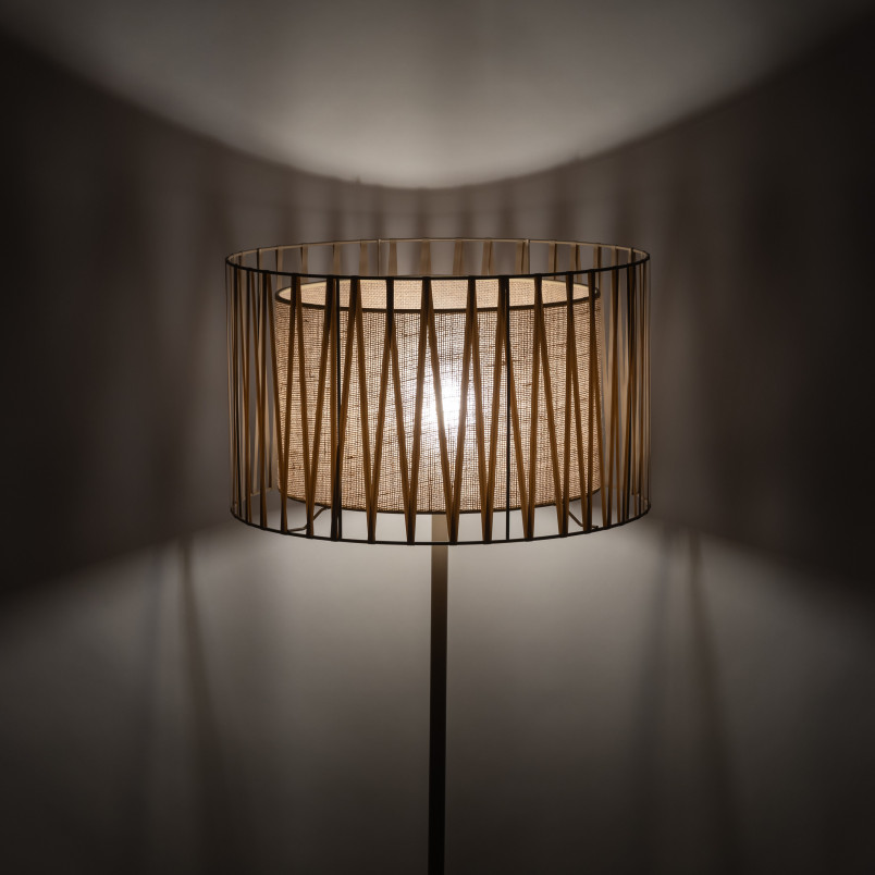 Harmony Sabia Juta Lampa Podłogowa 1Xe27 Tk Lighting