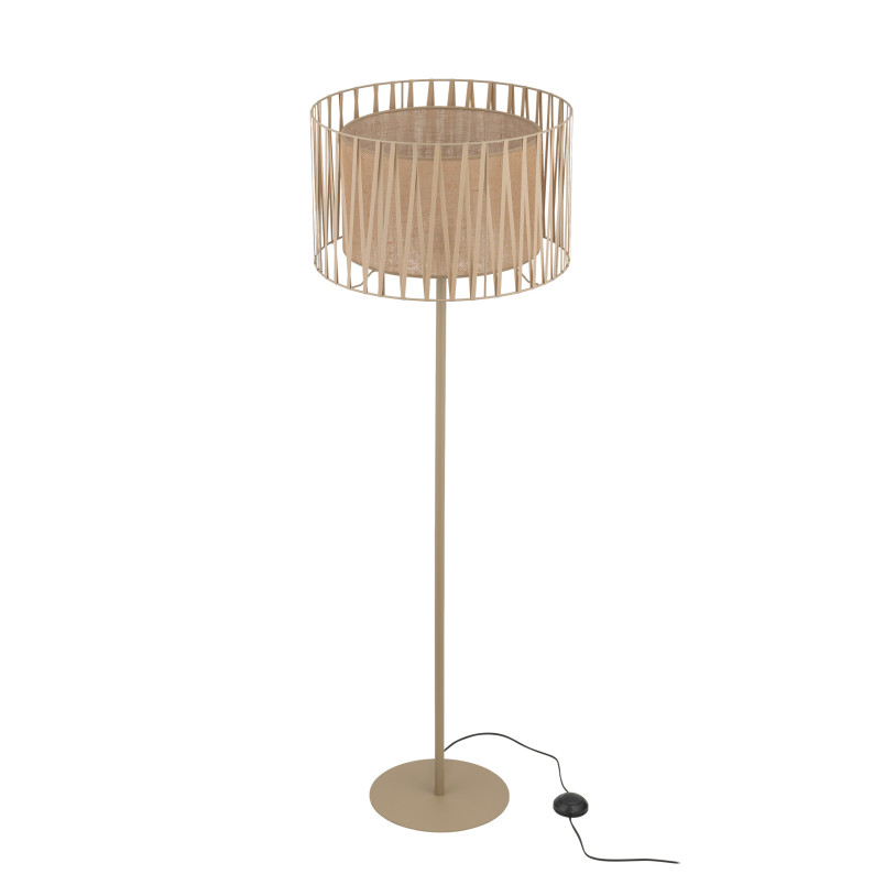 Harmony Sabia Juta Lampa Podłogowa 1Xe27 Tk Lighting