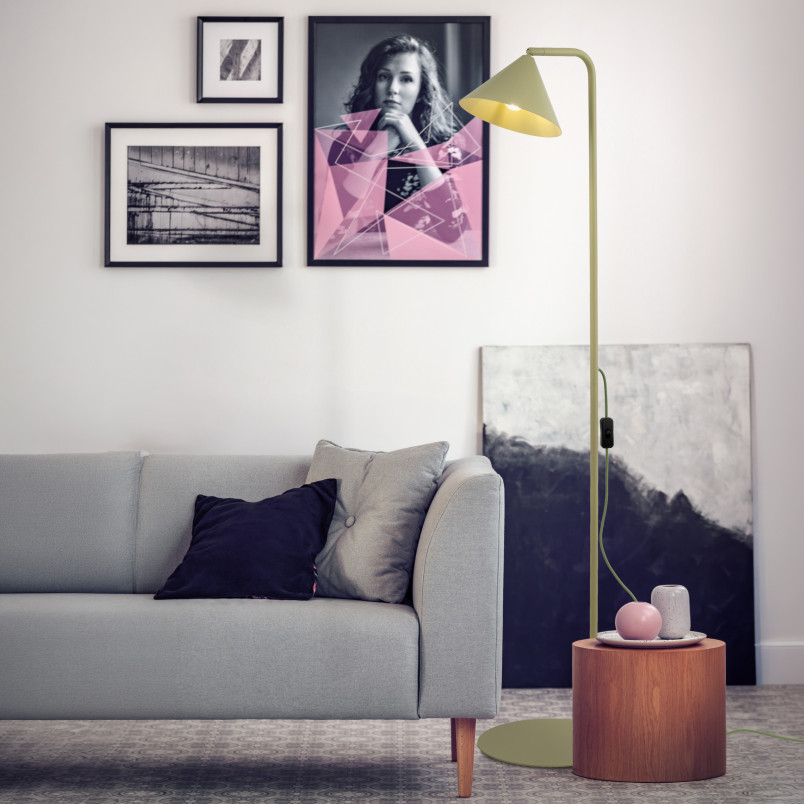 Cono Pistacio Lampa Podłogowa 1Xe14 Tk Lighting