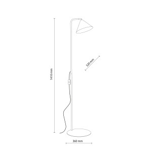 Cono Navy Lampa Podłogowa 1Xe14 Tk Lighting