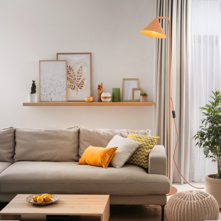 Cono Salmon Lampa Podłogowa 1Xe14 Tk Lighting