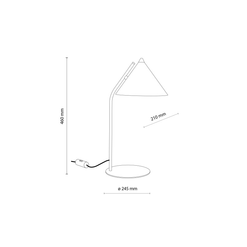 Cono Sabia Lampka Nocna 1Xe27 Tk Lighting