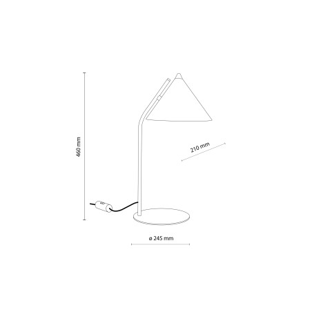 Cono Sabia Lampka Nocna 1Xe27 Tk Lighting