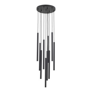 Ferro Black Lampa Wisząca 10Xg9 Koło Tk Lighting