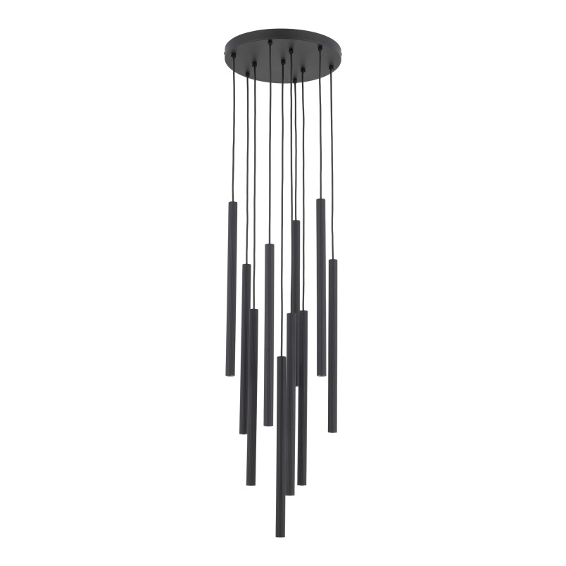 Ferro Black Lampa Wisząca 10Xg9 Koło Tk Lighting