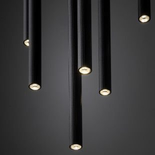 Ferro Black Lampa Wisząca 10Xg9 Koło Tk Lighting