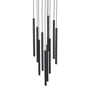 Ferro Black Lampa Wisząca 10Xg9 Koło Tk Lighting