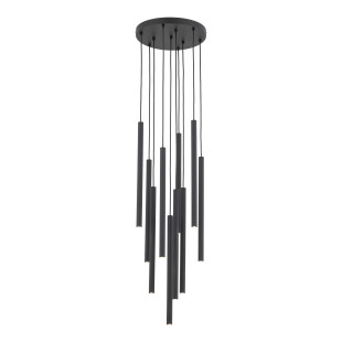 Ferro Black Lampa Wisząca 10Xg9 Koło Tk Lighting