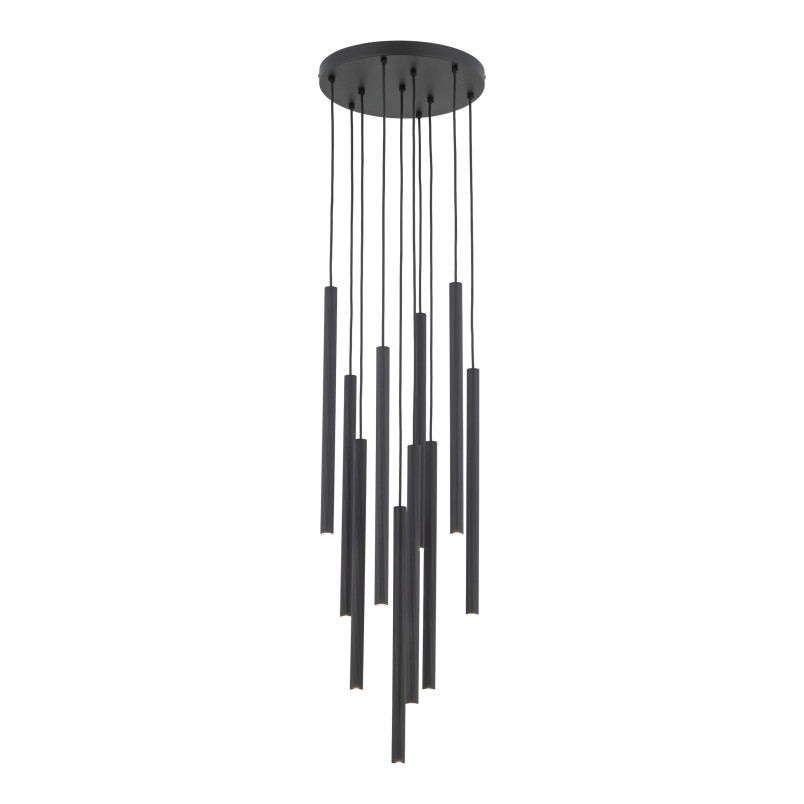 Ferro Black Lampa Wisząca 10Xg9 Koło Tk Lighting
