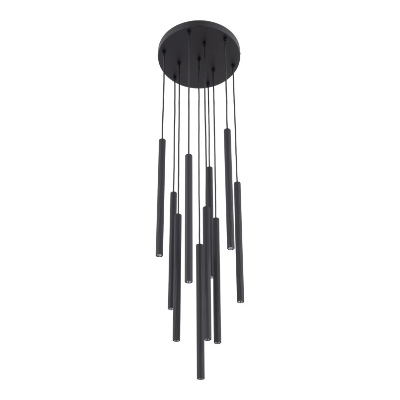 Ferro Black Lampa Wisząca 10Xg9 Koło Tk Lighting
