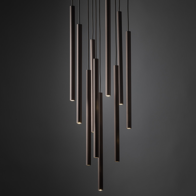 Ferro New Brown Lampa Wisząca 10Xg9 Koło Tk Lighting