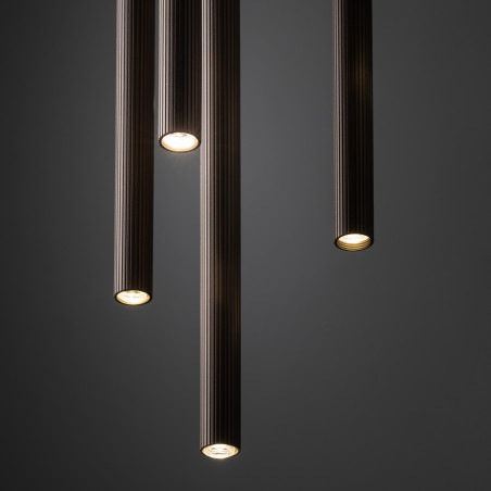 Ferro New Brown Lampa Wisząca 10Xg9 Koło Tk Lighting