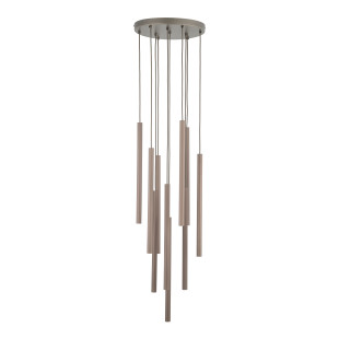 Ferro New Brown Lampa Wisząca 10Xg9 Koło Tk Lighting