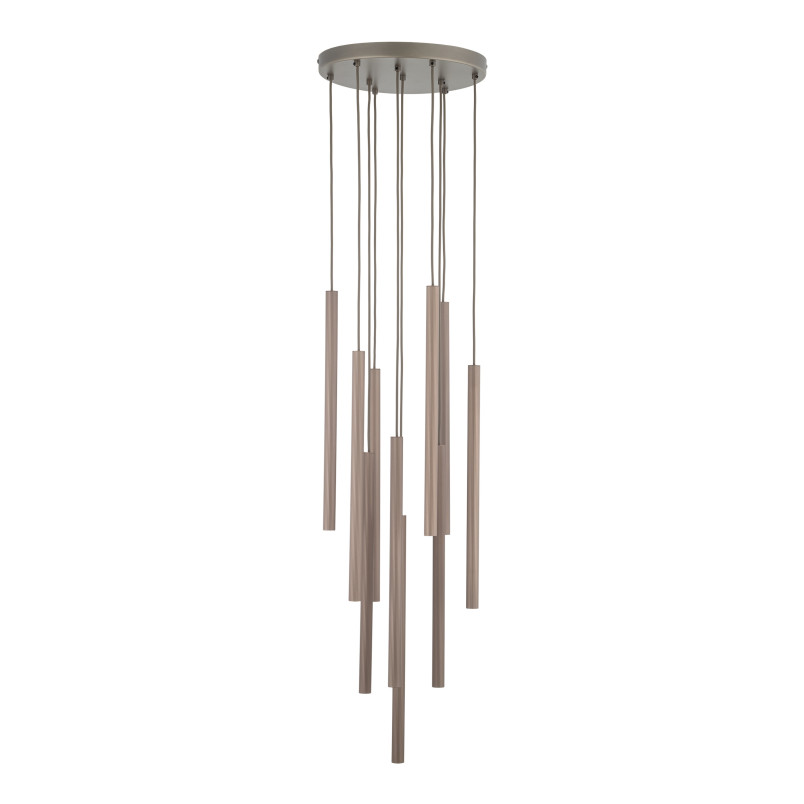 Ferro New Brown Lampa Wisząca 10Xg9 Koło Tk Lighting