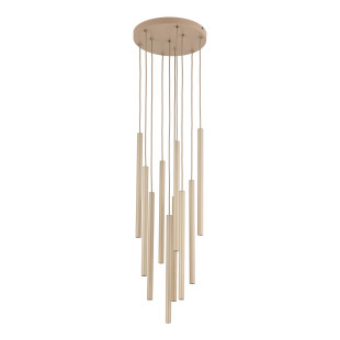 Ferro Sabia Champagne Lampa Wisząca 10Xg9 Koło Tk Lighting