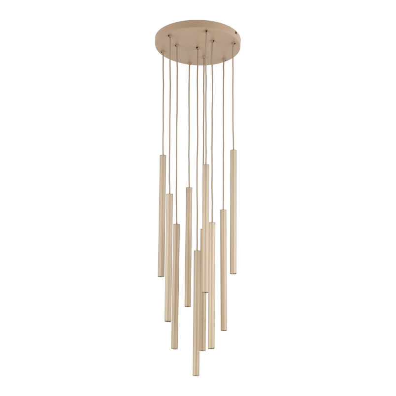 Ferro Sabia Champagne Lampa Wisząca 10Xg9 Koło Tk Lighting