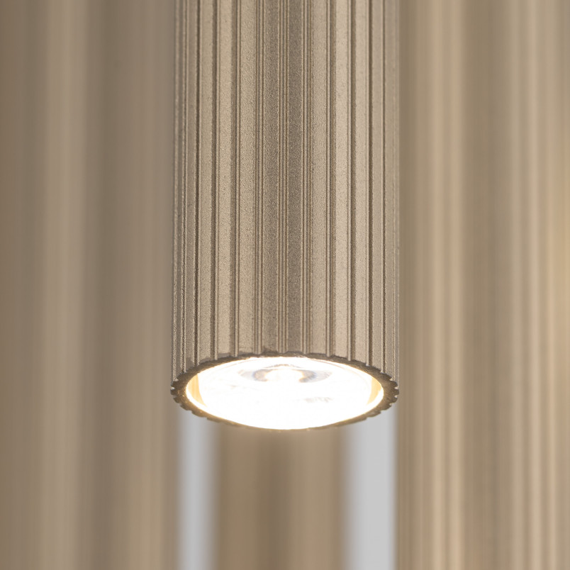Ferro Sabia Champagne Lampa Wisząca 10Xg9 Koło Tk Lighting