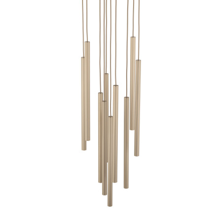 Ferro Sabia Champagne Lampa Wisząca 10Xg9 Koło Tk Lighting