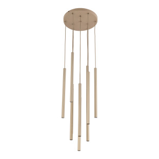 Ferro Sabia Champagne Lampa Wisząca 10Xg9 Koło Tk Lighting