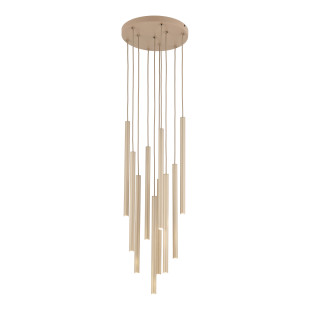 Ferro Sabia Champagne Lampa Wisząca 10Xg9 Koło Tk Lighting