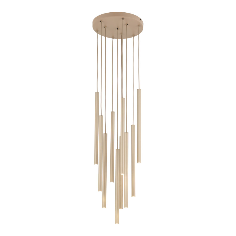 Ferro Sabia Champagne Lampa Wisząca 10Xg9 Koło Tk Lighting