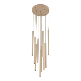 Ferro Sabia Champagne Lampa Wisząca 10Xg9 Koło Tk Lighting