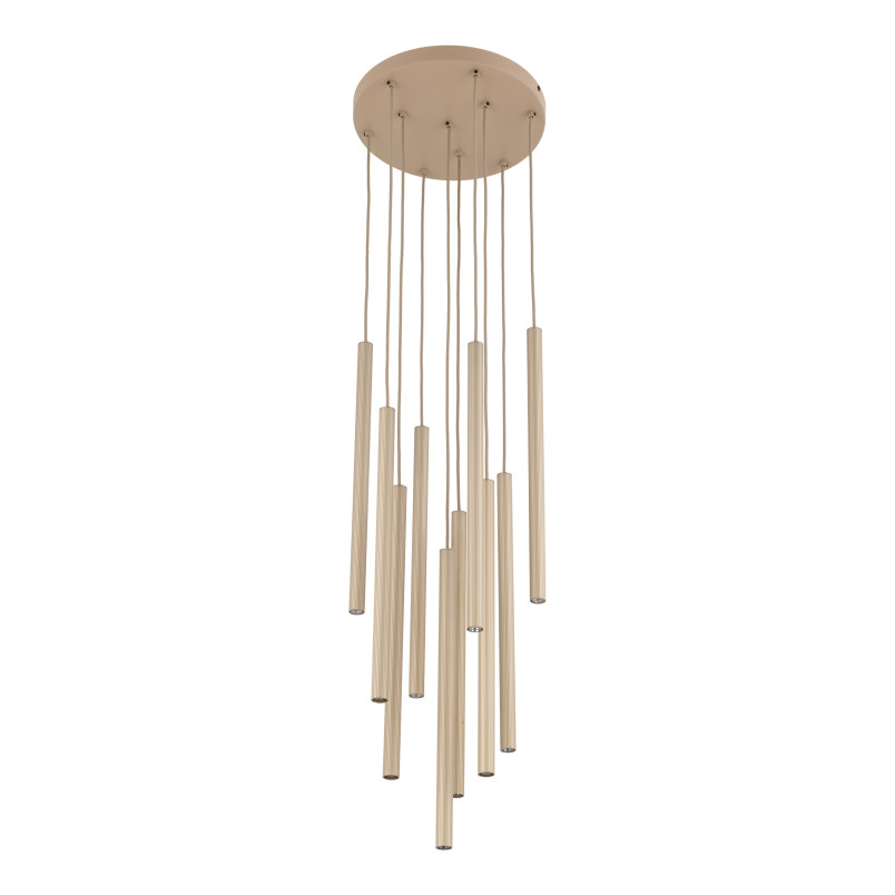 Ferro Sabia Champagne Lampa Wisząca 10Xg9 Koło Tk Lighting