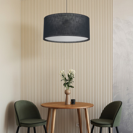 Largo Black Lampa Wisząca 3Xe27 Tk Lighting
