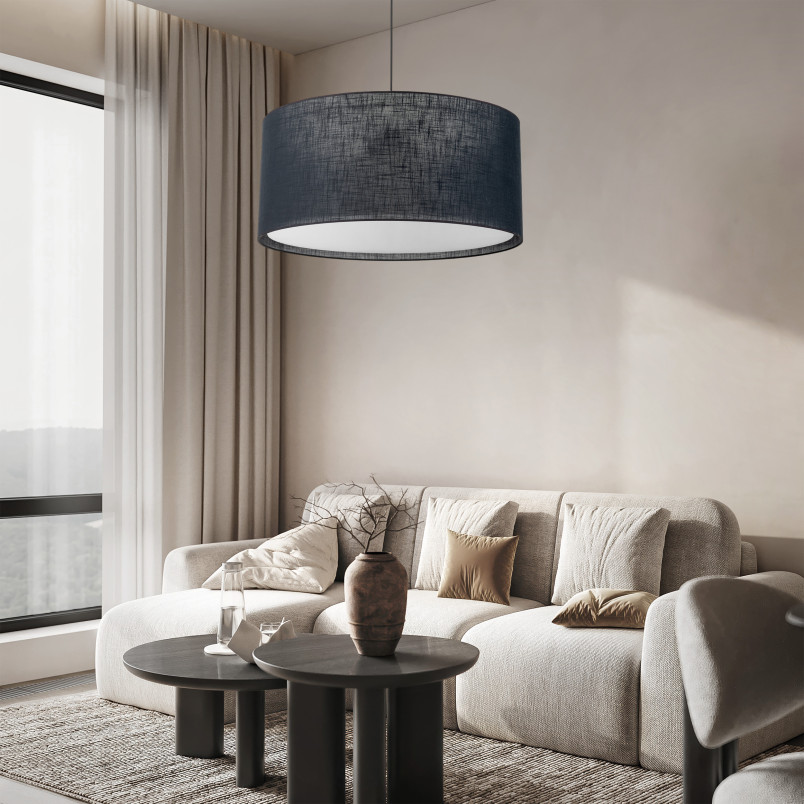 Largo Black Lampa Wisząca 3Xe27 Tk Lighting