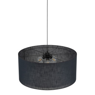 Largo Black Lampa Wisząca 3Xe27 Tk Lighting