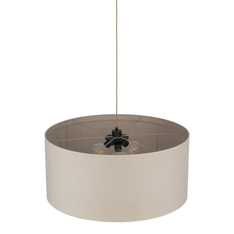 Largo Linen Lampa Wisząca 3Xe27 Tk Lighting