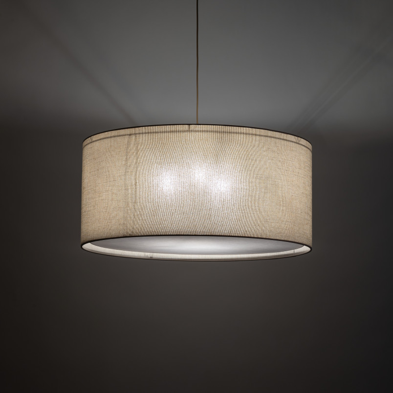 Largo Beige Lampa Wisząca 3Xe27 Tk Lighting