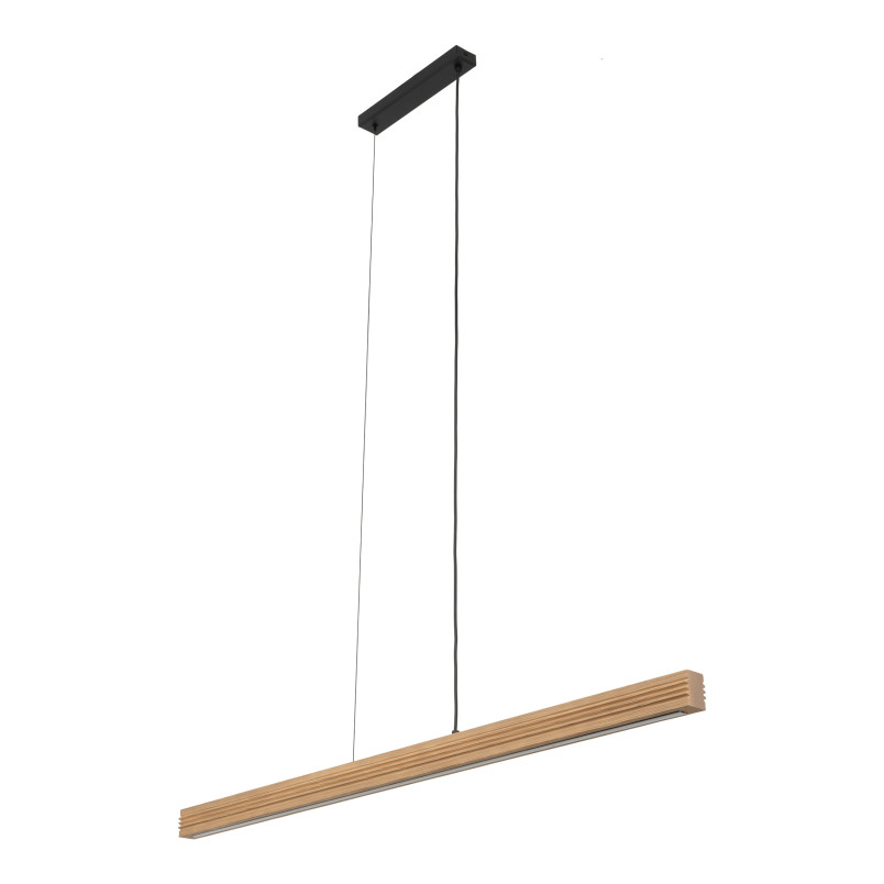 Viga Wood Led Sosna Szczotkowana Postarzana Lampa Wisząca Tk Lighting