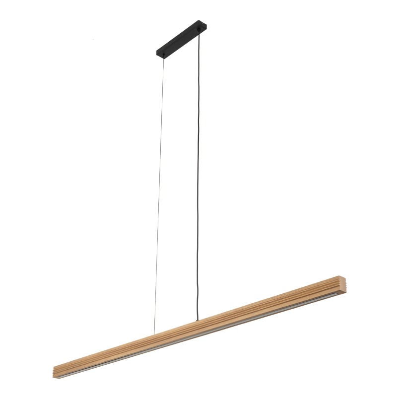 Viga Wood Led Sosna Szczotkowana Postarzana Lampa Wisząca Tk Lighting