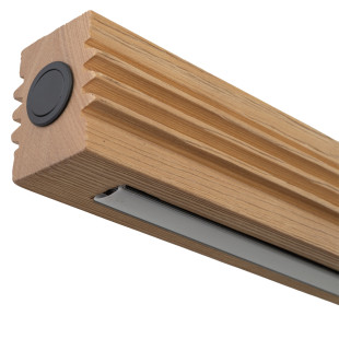 Viga Wood Led Sosna Szczotkowana Postarzana Lampa Wisząca Tk Lighting