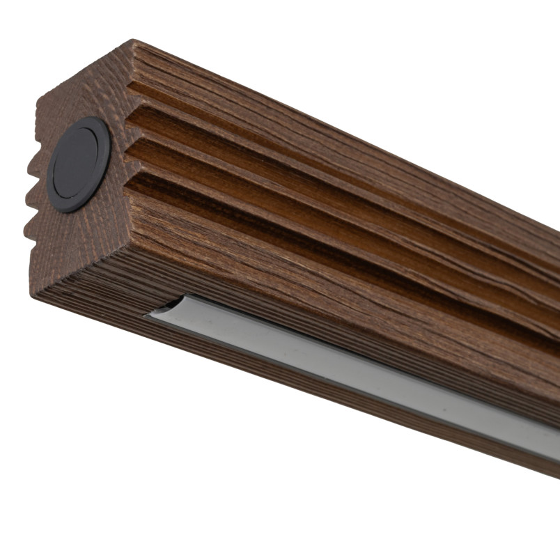 Viga Wood Led Sosna Szczotkowana Orzech Lampa Wisząca Tk Lighting