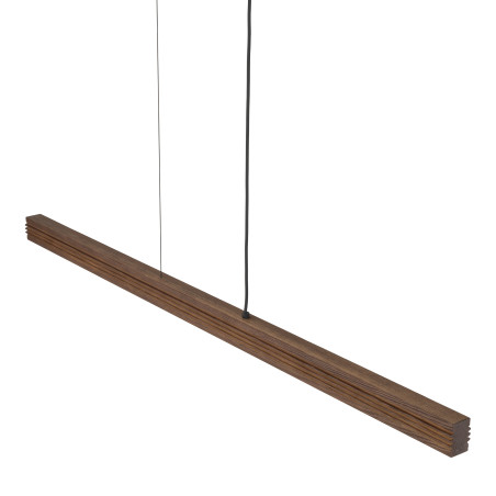 Viga Wood Led Sosna Szczotkowana Orzech Lampa Wisząca Tk Lighting